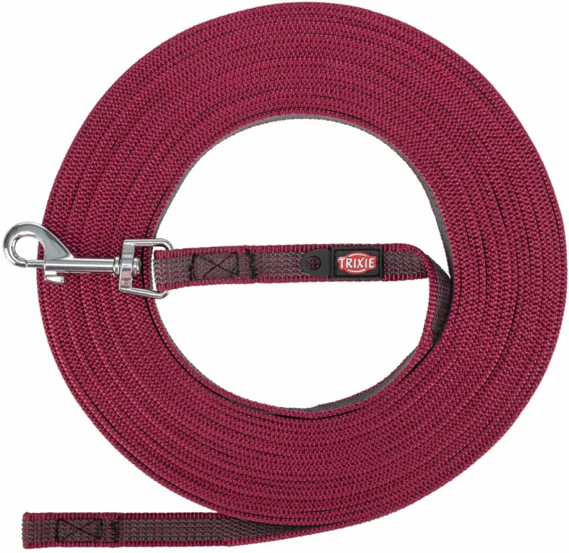 Schleppleine, gummiert, S–M: 10 m/15 mm, fuchsia